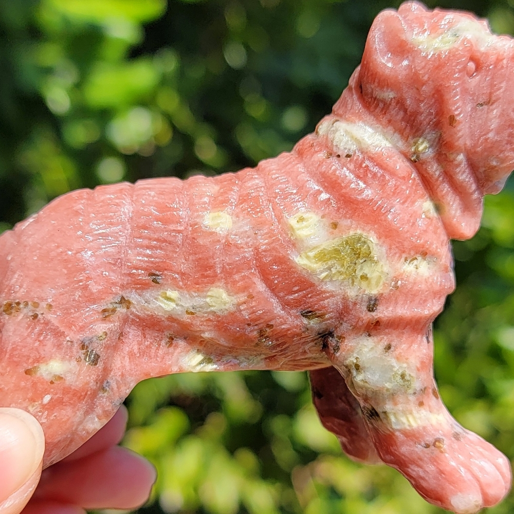 NEW 3.625" x 3" PLUM JASPER MASTIFF - Picture 5 of 10